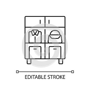 Home organization linear icon