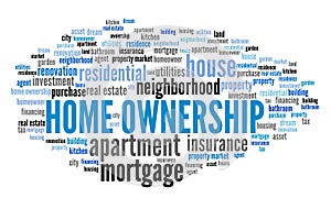 Home ownership text cloud