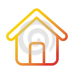 Home page internet web technology interface gradient style icon