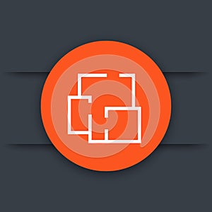 Home plan, apartment layout vector icon