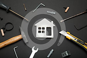 Home property repair, renovation success. Finance family household