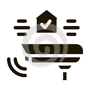 home protection icon Vector Glyph Illustration