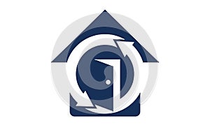 Home Protection Logo Design Template