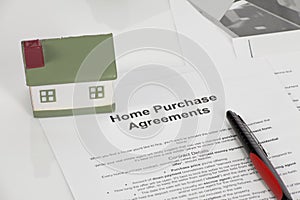 Home purchase agreements