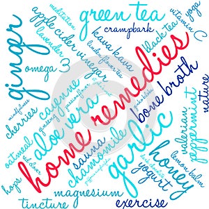 Home Remedies Word Cloud