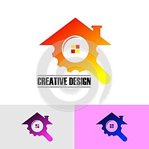 Home Renovation logo icon design vector.