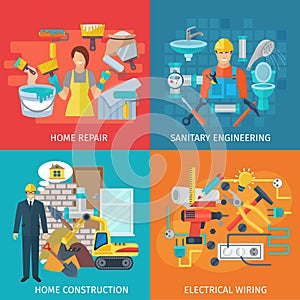 Home Repair Flat Set