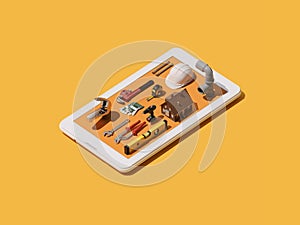 Home repair and plumbing service app photo