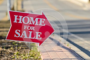 Home for sale sign