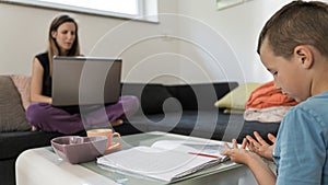 Home schooling conceptual image