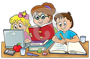 Home schooling theme image 1 photo