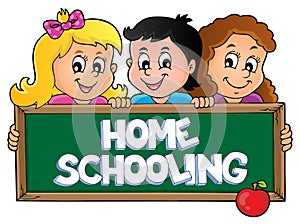 Home schooling theme sign 5 photo