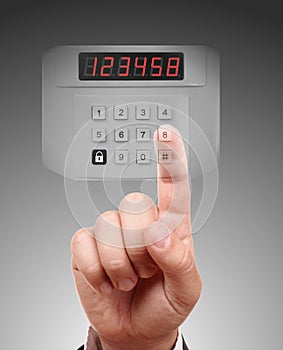 Home security alarm system