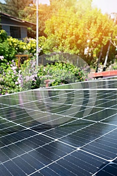 Home solar panel system