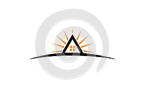 Home Star Logo Design Template