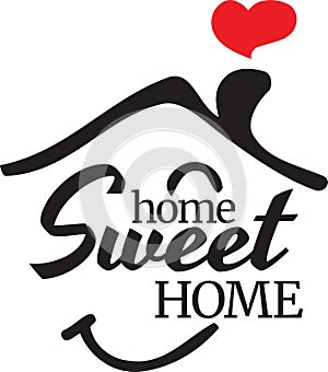 Home Sweet Home lettering logo