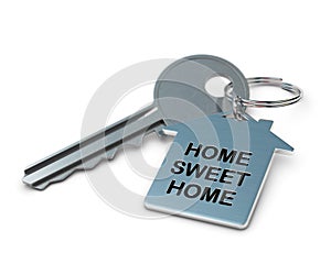 Home sweet home white background