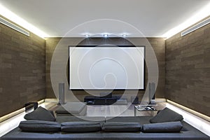 In-Home Theater in Luxury Home