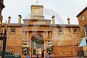 The Royal Mews Buckingham Palace entrance London