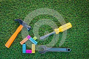 HOME TOY WITH TOOLS