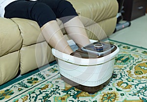 Home use electric foot spa