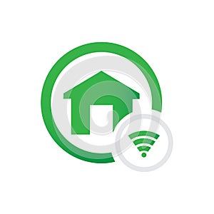 Home and user vector icon
