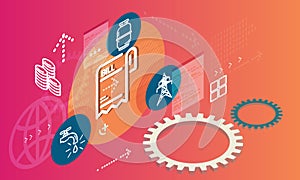 Home Utilities Bill Payment Services - Illustration