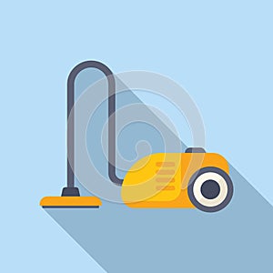 Home vacuum cleaner icon flat vector. Modern design