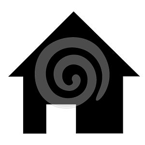 Home vector icon eps 10. House symbol. Simple isolated illustration