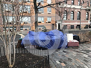 Homeless Camp In NewYork City