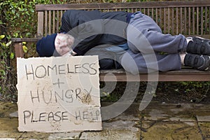 Homeless hungry