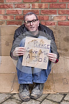 Homeless and Jobless man