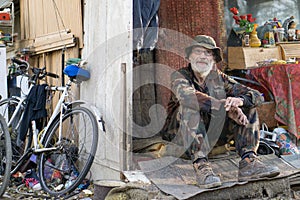 Homeless man