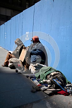 Homeless in Manhattan