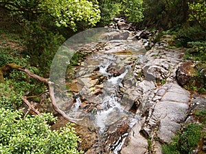 Valley of the Homem river, Peneda-GerÃÂªs national park in northern Portugal photo