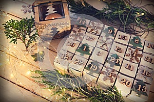 Homemade advent calendar