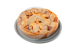 A homemade apple-pie