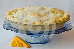 Homemade Apple Pie with Cheddar Cheese