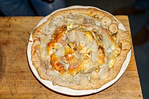 Homemade Apple Pie - Cooked