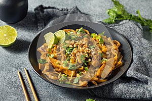 Homemade Asian Chicken Pad Thai