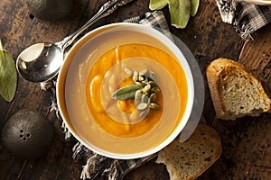 Homemade Autumn Butternut Squash Soup