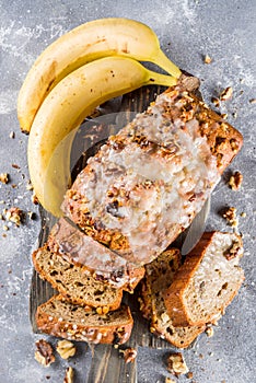 Homemade banana bread