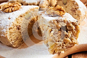 Homemade Banana Cake with nuts