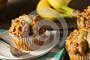 Homemade Banana Nut Muffins