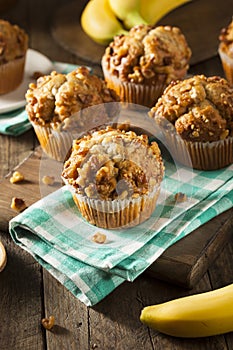 Homemade Banana Nut Muffins