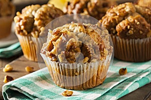 Homemade Banana Nut Muffins