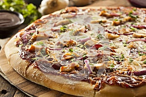 Homemade Barbecue Chicken Pizza