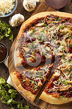 Homemade Barbecue Chicken Pizza