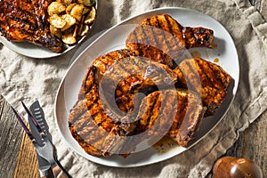 Homemade Barbecue Pork Chops