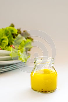 Homemade basic salad dressing